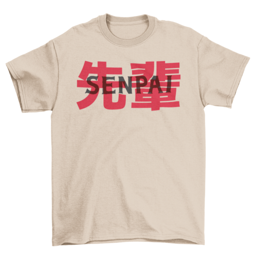 Japanese senpai t-shirt