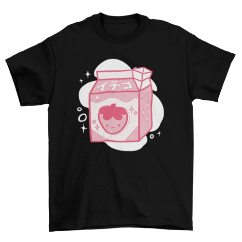 Japanese strawberry milk t-shirt