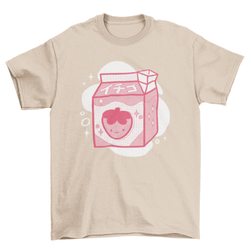 Japanese strawberry milk t-shirt