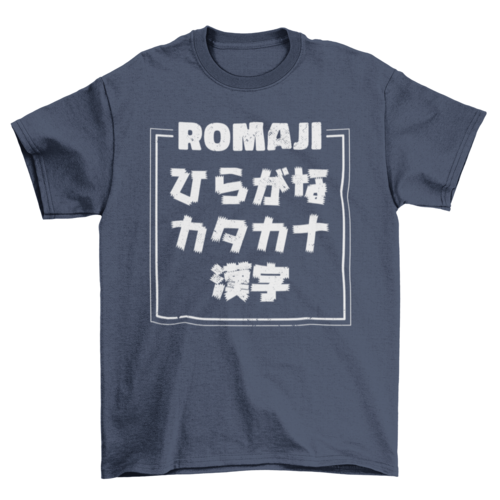 Japanese writing system t-shirt