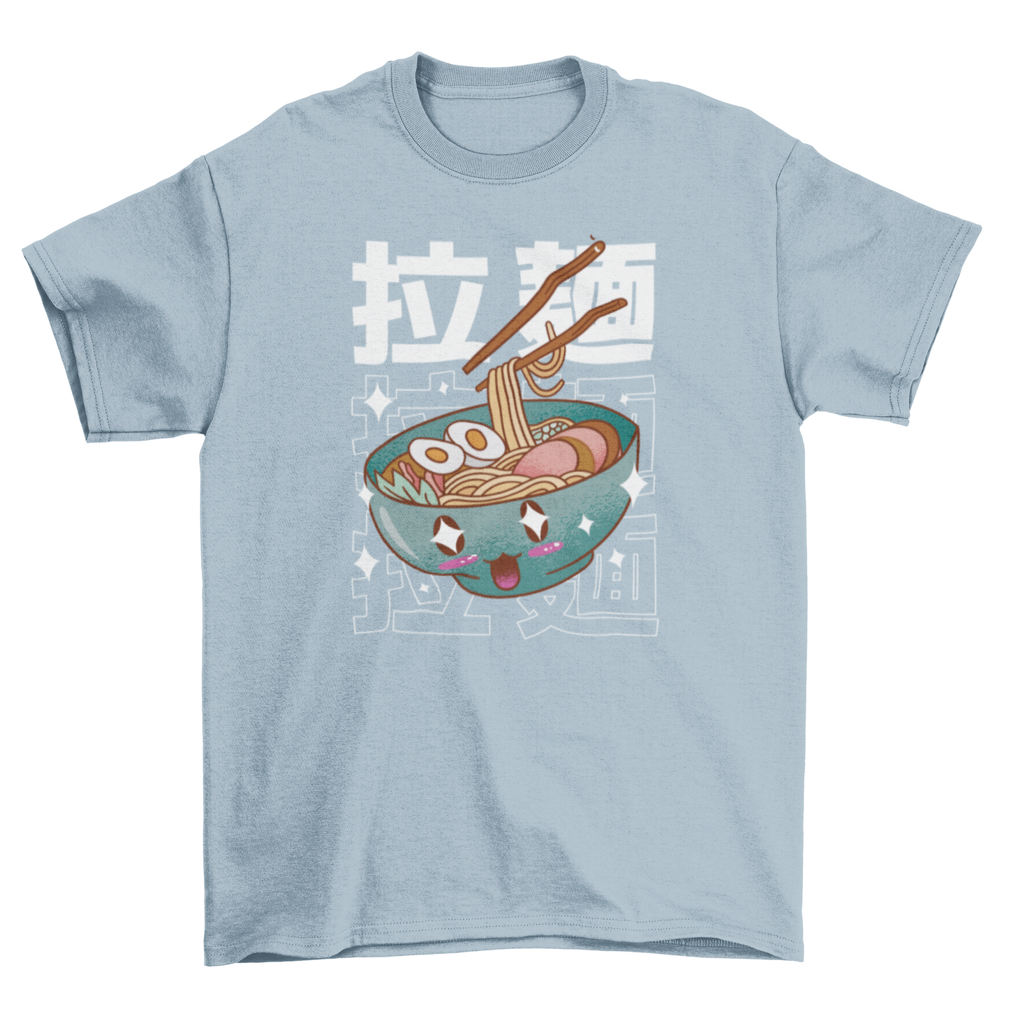 Ramen Japanese food kawaii w/ Ramen Japanese characters T-shirt