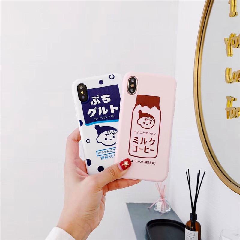 Cute Japanese Strawberry Milk Girl Phone Case