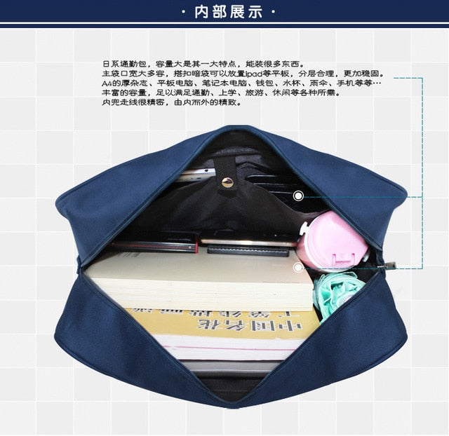 Japanese JK College Student Bags School Bag