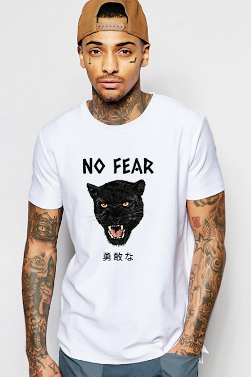 No Fear Japanese Panther T-Shirt