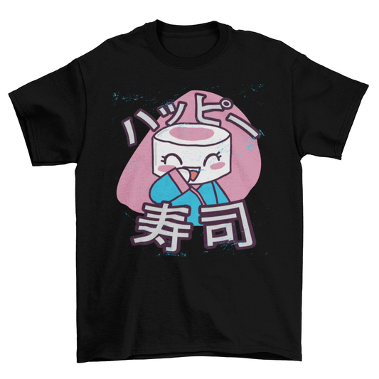 Cute Emoticon Japan Japanese Asian Sushi character Wearing Kimono Food