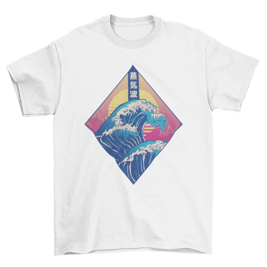 Vaporwave Japanese Wave T-shirt