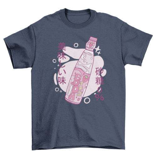 Japanese soda t-shirt design
