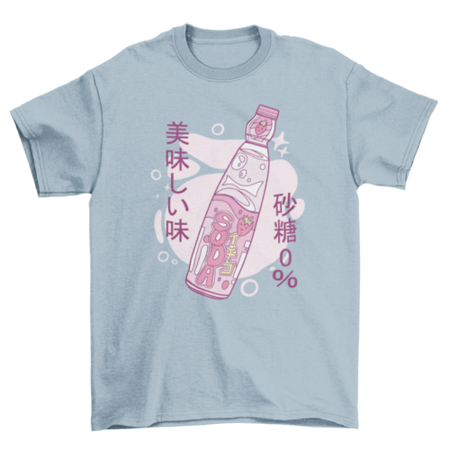 Japanese soda t-shirt design